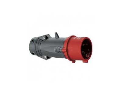 Hypra male socket 3P+N+T 380V 32A IP44