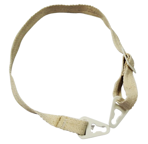 Jugulaire 2 points coton (largeur 12mm) pour casque BRENNUS/KARA/IRIS II