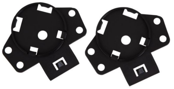 Adaptateur pour casque Iris/Kara pour coquille et écran (la paire)