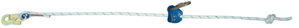 2m support lanyard - halyard Diam. 12.5 - 1 blocker - 1 loop - 1 connector
