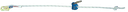 2m support lanyard - halyard Diam. 12.5 - 1 blocker - 1 loop - 1 connector