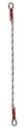 LD 11 1m-B-B halyard lanyard 2 loops without absorber