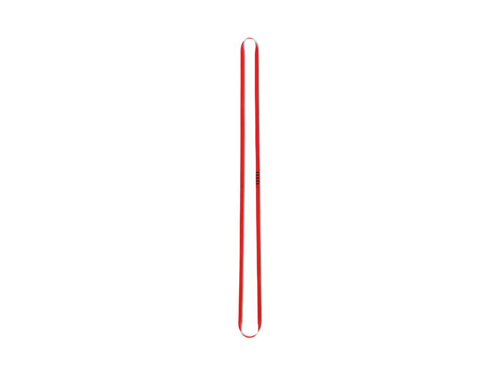 Sangle anneau cousu polyester 150cm rouge