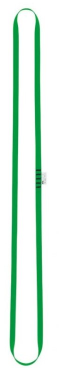 Sangle anneau cousu polyester 120cm vert