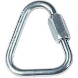 Maillon rapide triangulaire acier delta n°10