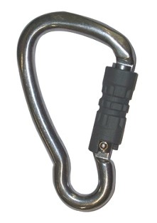 Super Top aluminum carabiner 1/4 turn