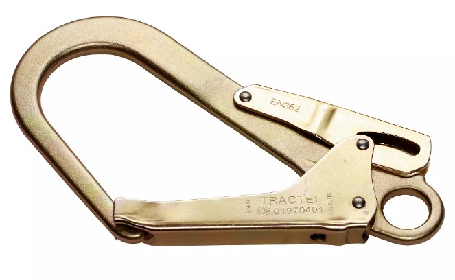 Mousqueton M53 acier bichromaté verrouillage automatique