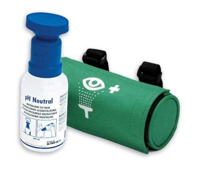 Neutral eye wash kit with pouch