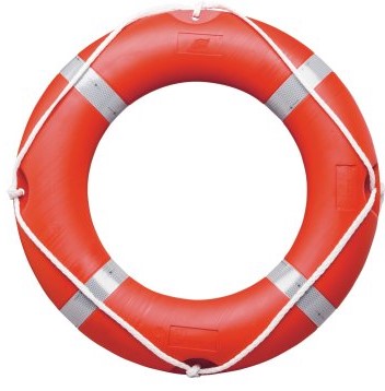 Bouée couronne Diam.  73cm extérieur 44cm intérieur avec ligne de jet 30ml