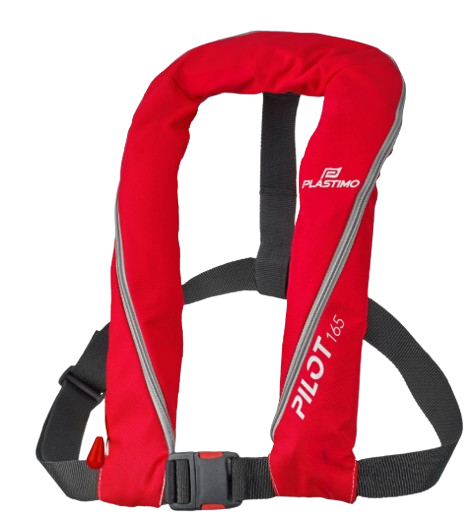 Self-inflating life jacket 165 N