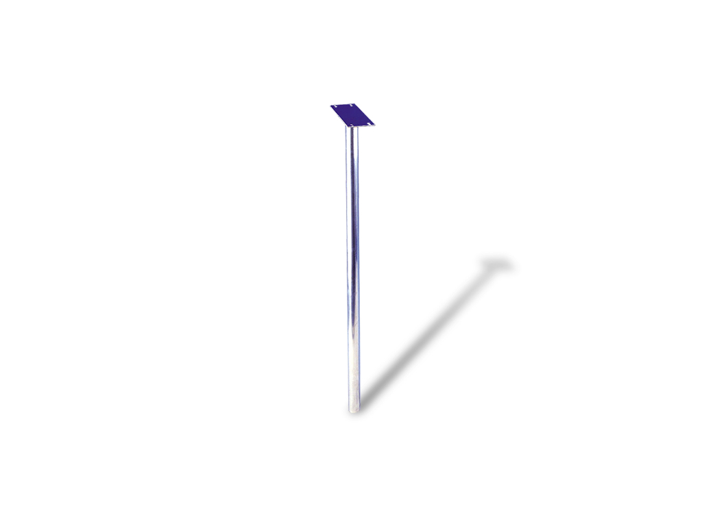 Beige mailbox stake