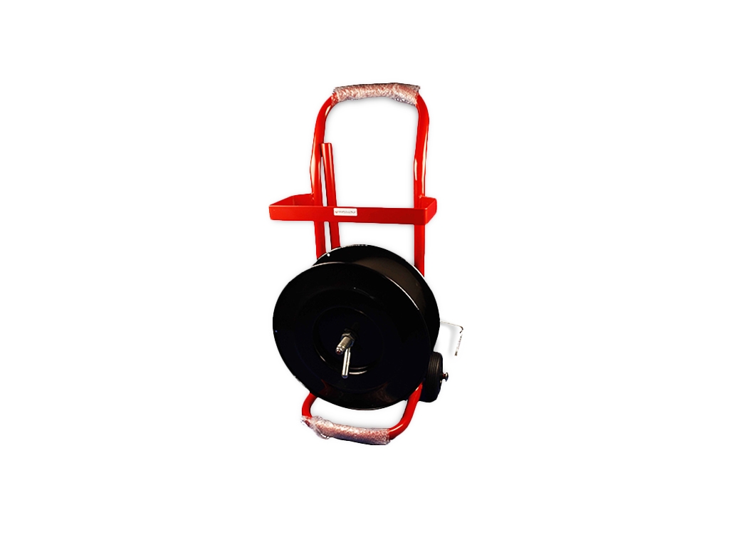 Polyester strap dispenser