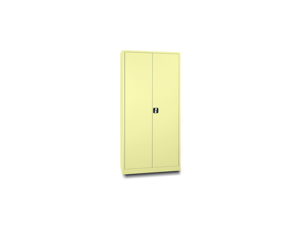 Tall cabinet with hinged doors 195x92x42 beige