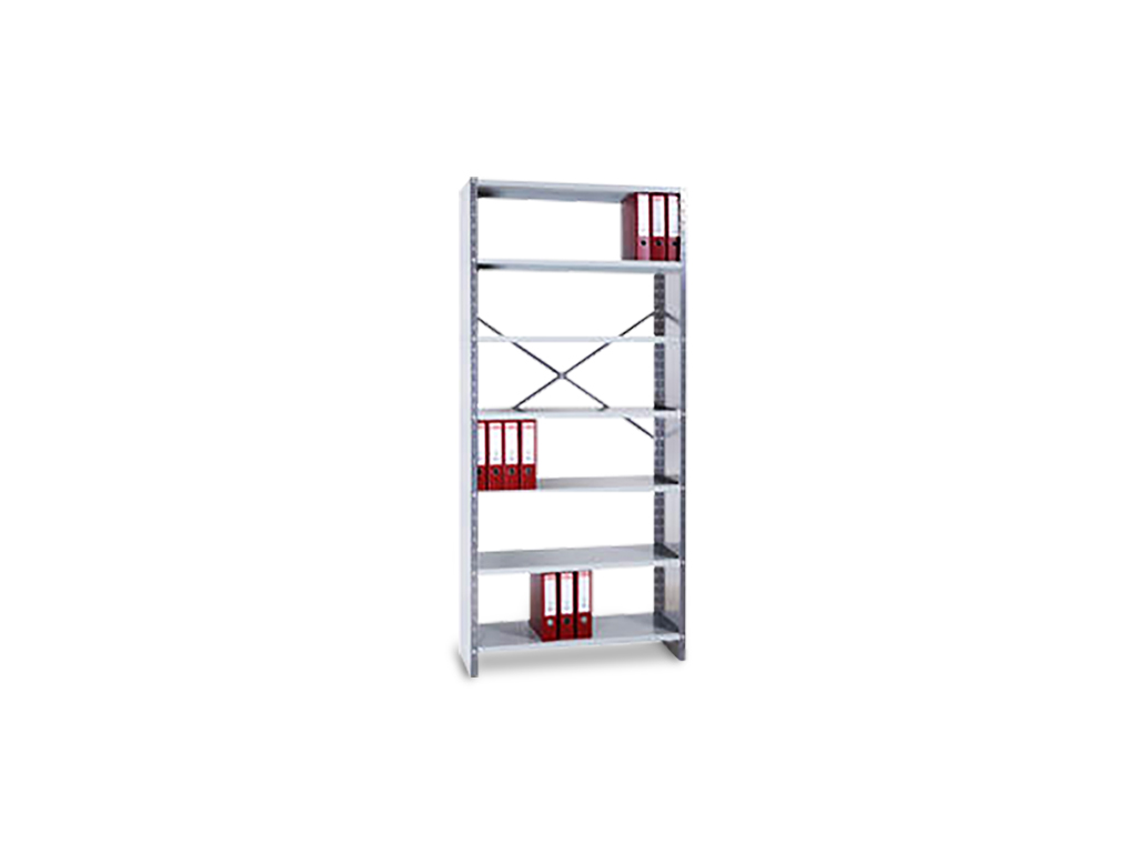 Next element archives 198x100x30 1 wall with 6 shelves shelving