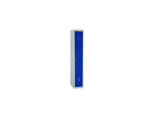 Clean industry locker 1 compartment 300x500x1800 without blue door foot