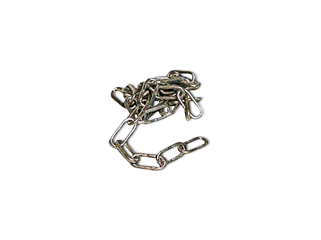 Zinc-plated metal chain Diam. 6mm (Per meter)