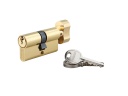 Keyed alike lock cylinder with knob, 30x30mm