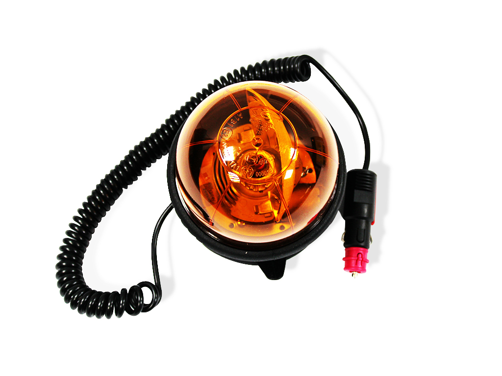 Standard MAG 12-24V magnetic rotating beacon (With bulb)
