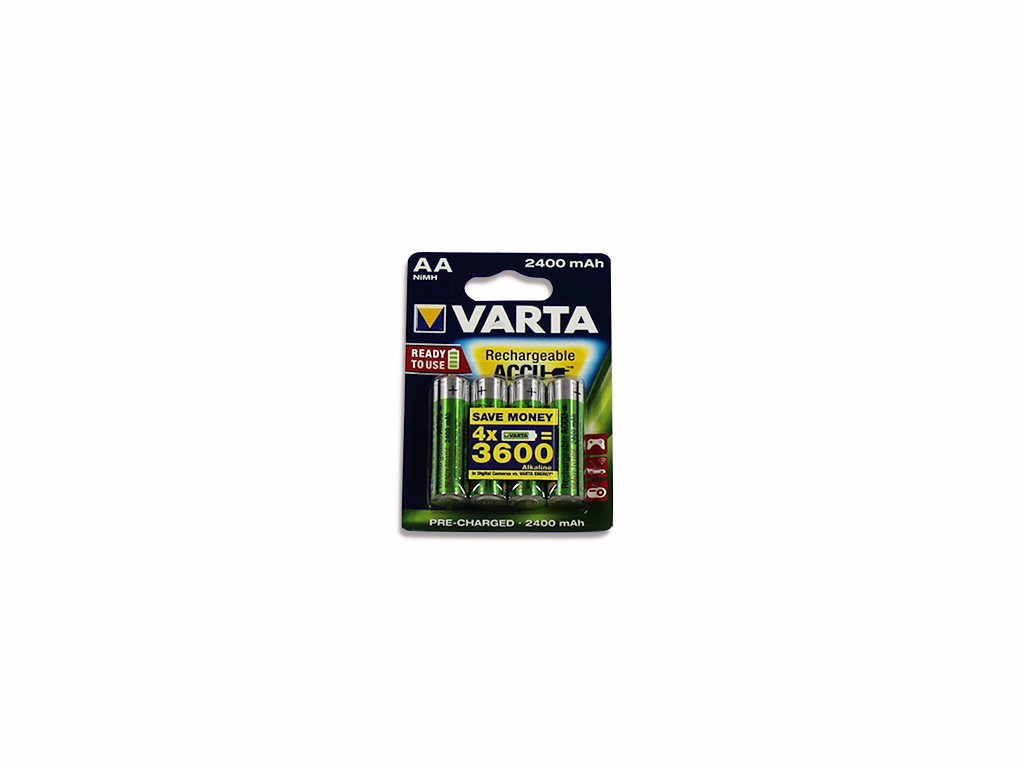 Pile rechargeable LR6 sans effet mémoire (Blister de 4)