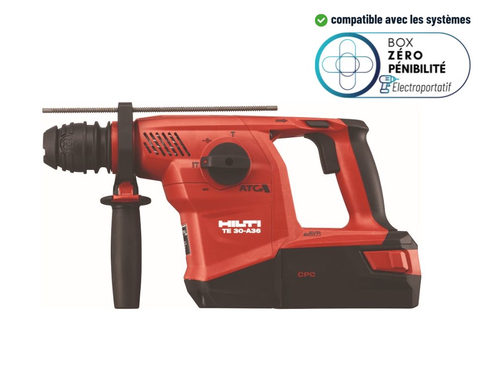 Perforateur TE 30-A36 ATC/AVR + 2 B36 5,2AH + C4 + conso