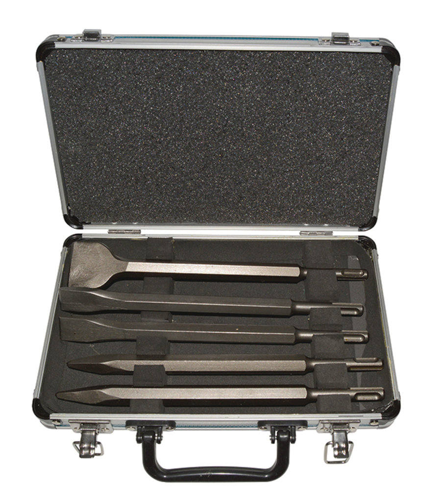 Set of 2 picks and 3 SDS+ chisels