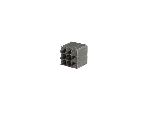 Boucharde acier 9 dents 35x35 emmanchement conique