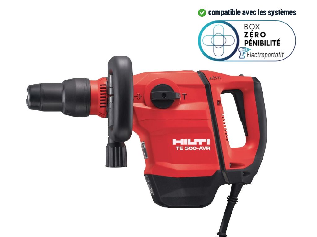 Burineur filaire TE 500-AVR 230V - 8,5J - 6,3kg - En coffret