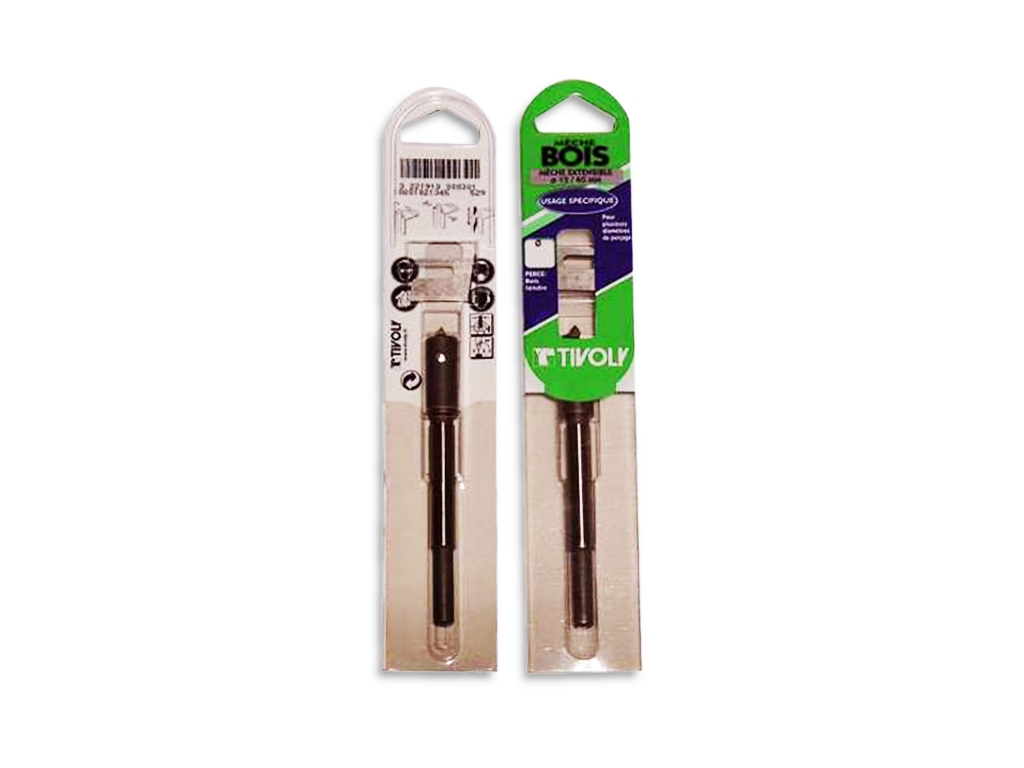 Extendable Wood Drill Bit Width 15 to 45 mm