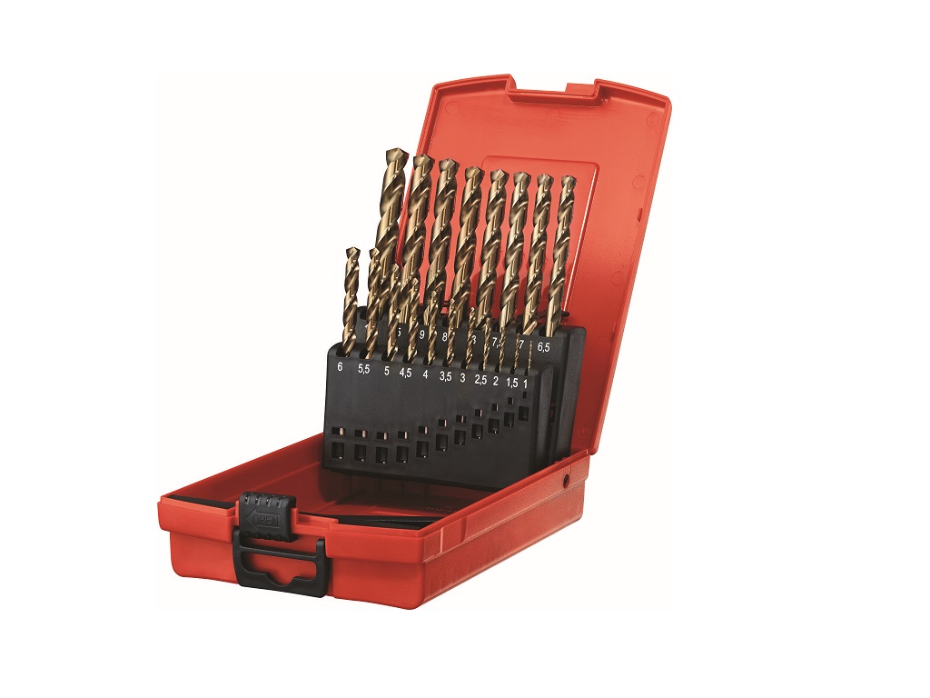 HSS COB twist drill bit Diam. 1 to 10 (Set)