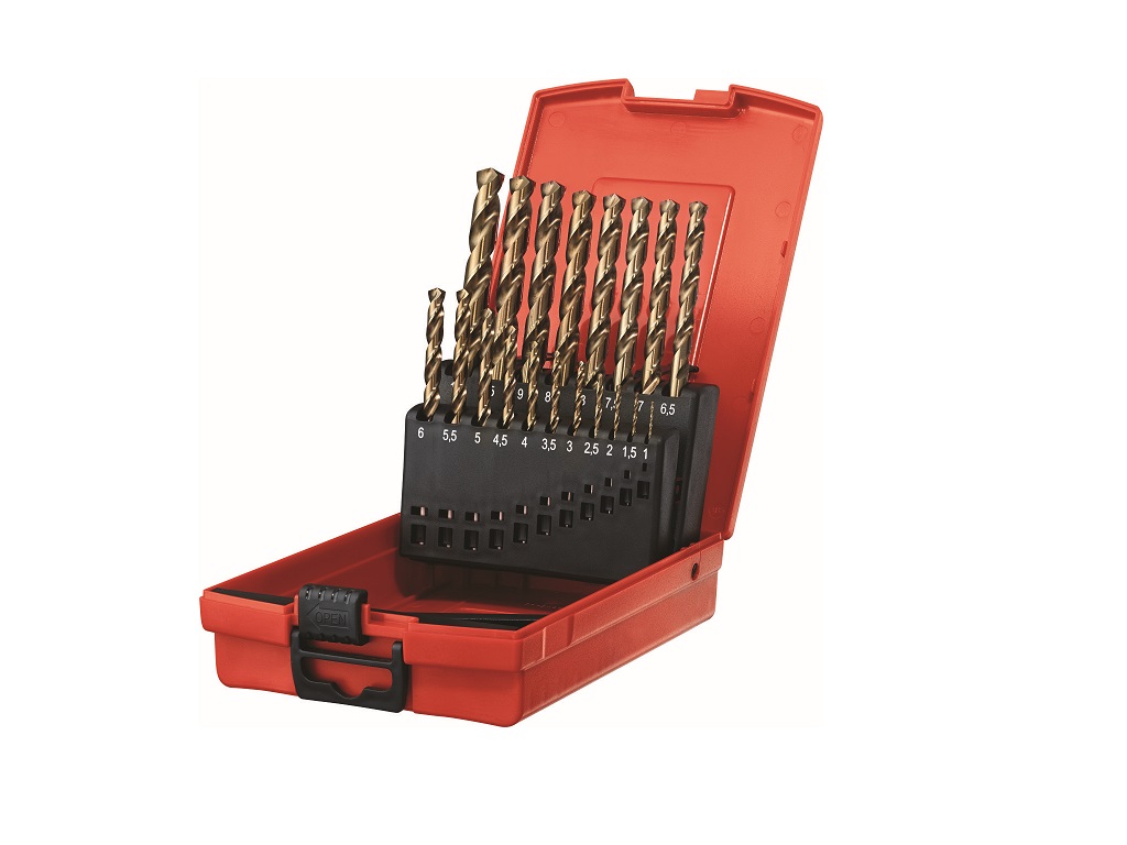 HSS cobalt twist drill bit Diam. 1 to 13 (Set)