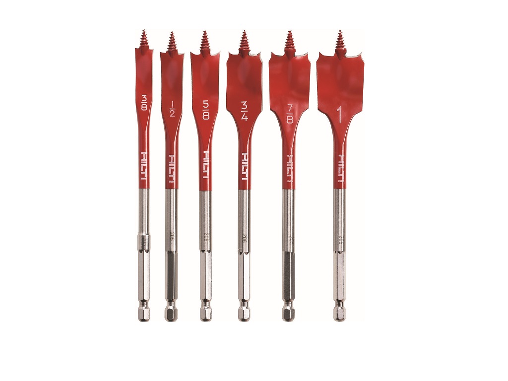 Flat wood drill bit WDB-S-H6 16 to 32 set (Wood) - 2025582