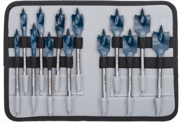 Expert SelfCut Speed ​​Flat Bit Diam. 10 to 32mm 13pcs