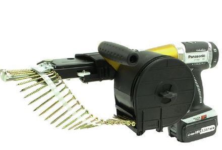 Visseuse à chargeur HH 80B vis en rouleaux de 40 à 80mm avec chargeur et 1 batterie