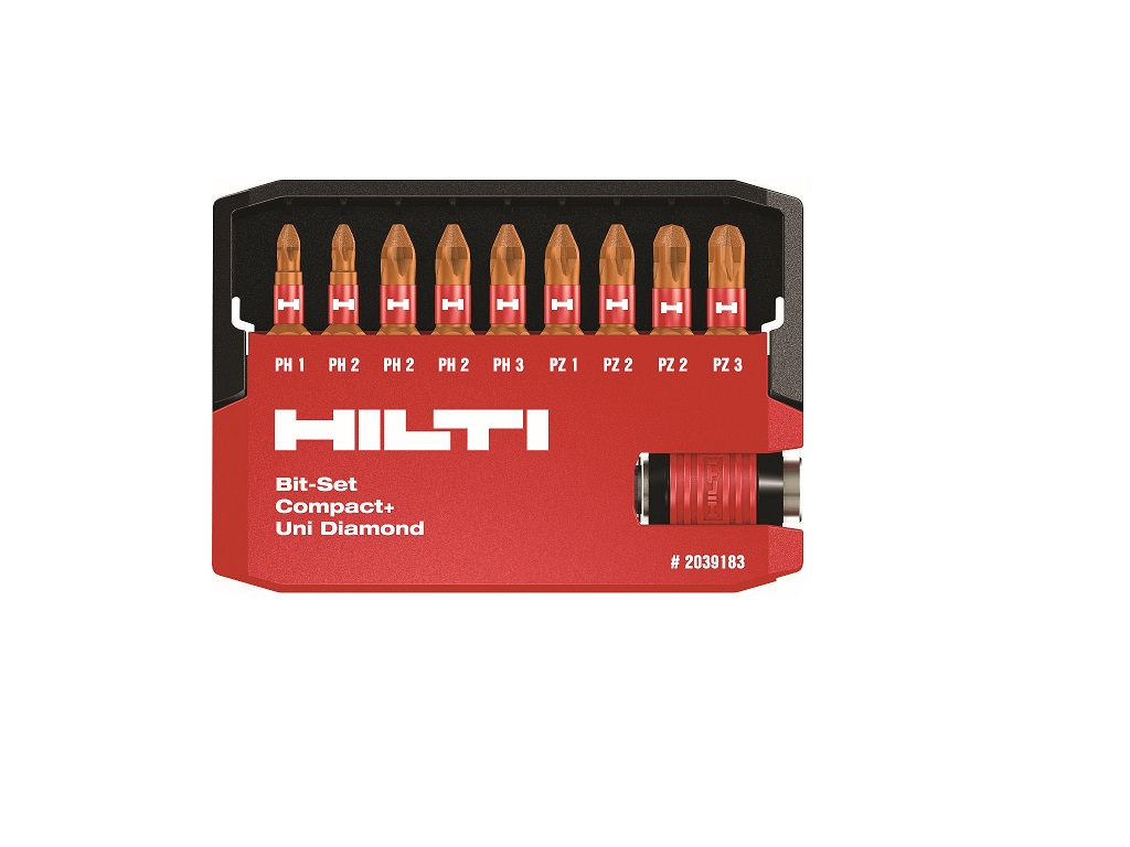 S-BSC+ UNI 25/1 T-DIAMANT screwdriver bit (Box of 10)