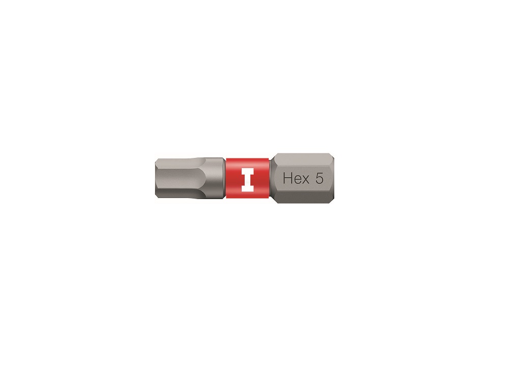 Screwdriver Bit S S-B HEX5 25/1'''' HP (Pack of 10) - 2039069