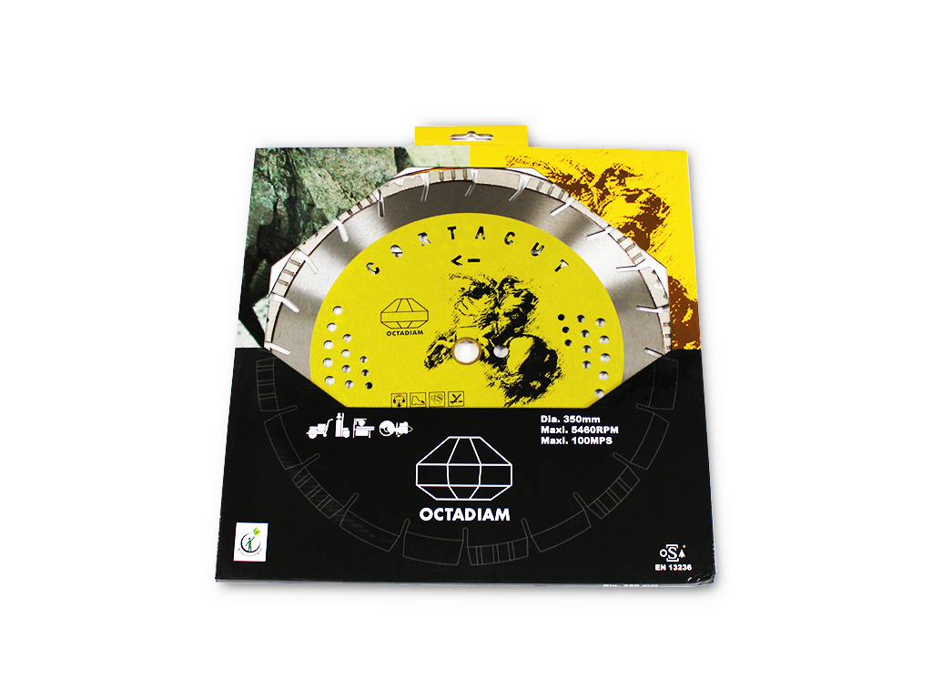 Asphalt/concrete diamond blade Diam. 350mm Bore 20 to 25.4 (semi-pro range)