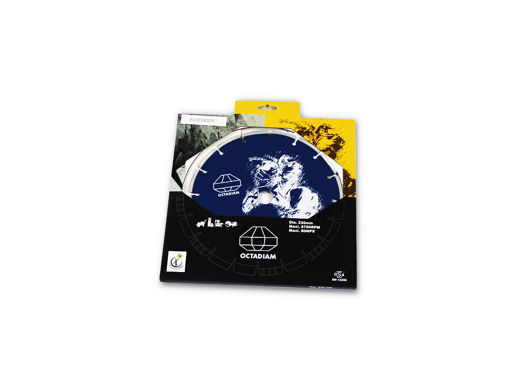 Disque diamant universel Diam. 230 tôle silencieuse