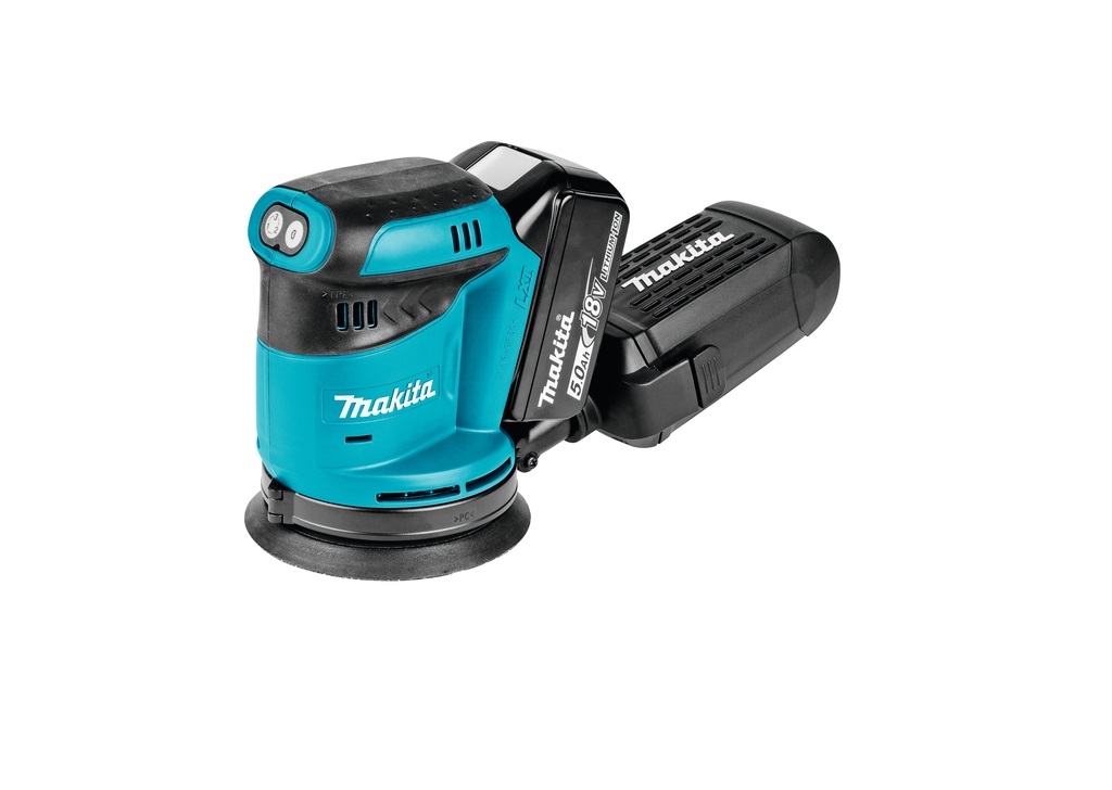 Ponceuse excentrique sur batteries 18V - Diam. 125 - MAKITA DBO180RTJ