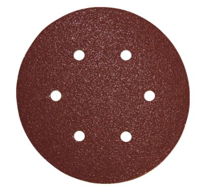 Abrasive disc Diam.  150mm G320 self-gripping 6 holes for wood and metal pack of 10