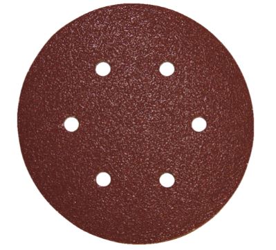 Disque abrasif Diam.  150mm G400 auto-agrippant 6 trous pour bois et métal lot de 10