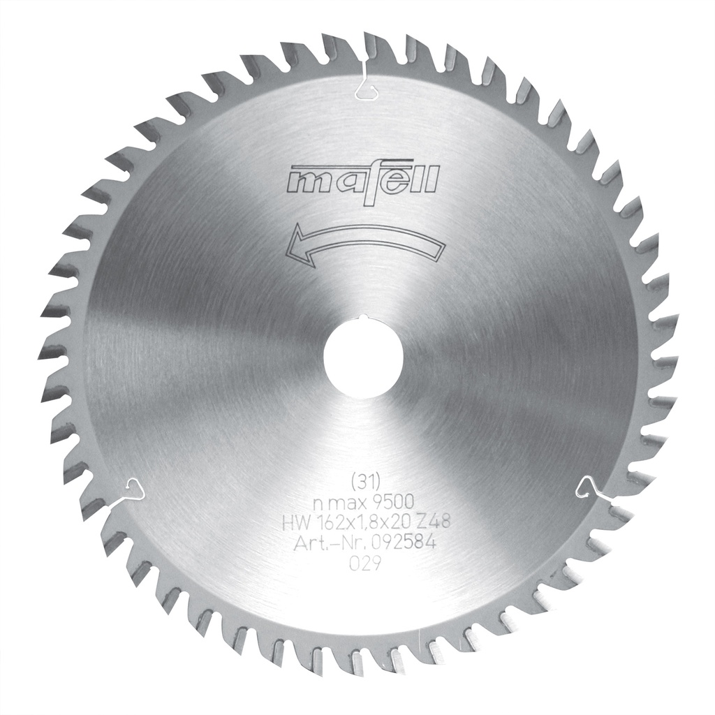 Lame scie circulaire carbure MAFELL MT55CC bois universel Diam. 160mm 48 dents