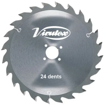 Lame bois massif Diam. 165 - 24 dents pour scie arasante RZ270S