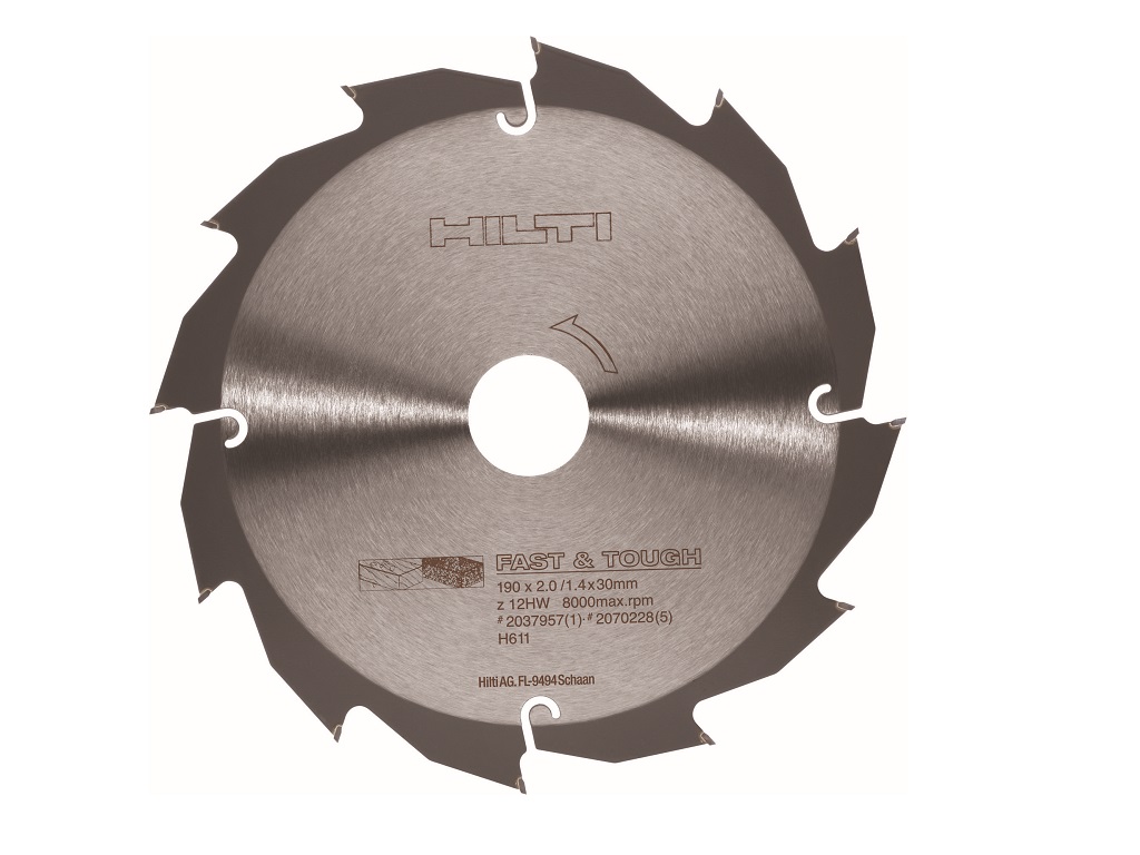 CIRCULAR SAW BLADE SCB WS FT 190X30 Z12 -2037957