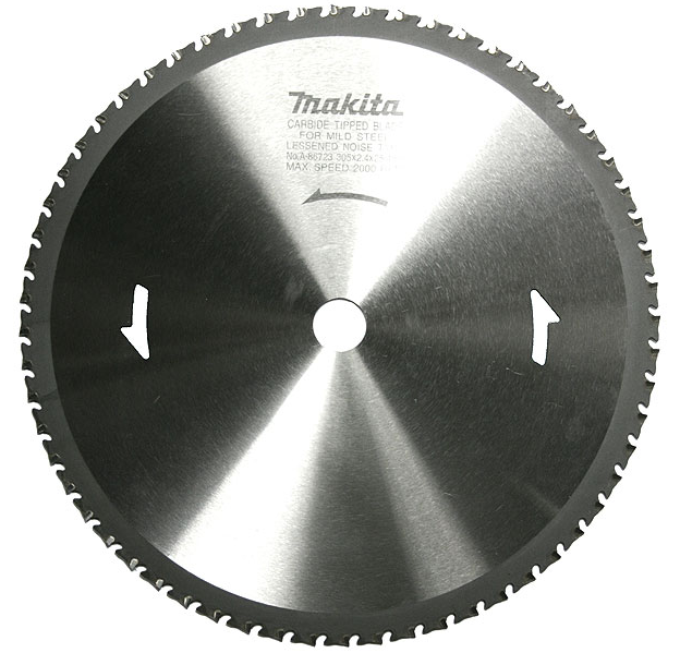 Lame carbure métal Diam. 305mm pour tronçonneuse métal - LC1230 60 dents