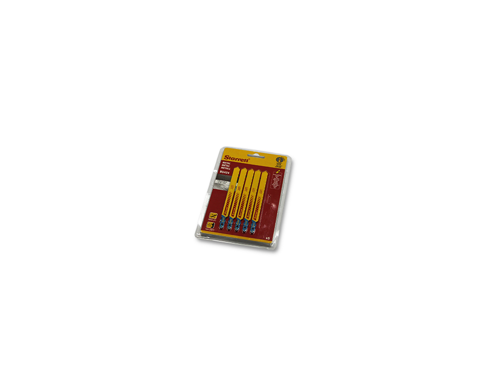 [EL002616] Lame de scie sauteuse métal LG 100 mm T 318 A étui de 5