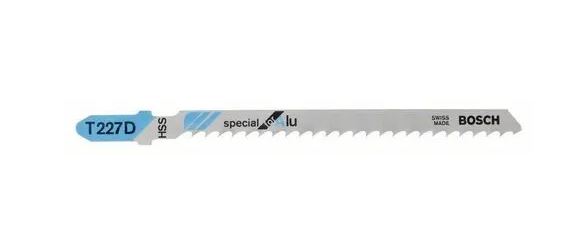 5 Lames scie sauteuse HSS Spécial Aluminium 100mm T227D