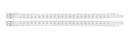 Lames HSS 450mm pr béton cellulaire DT2975 pour scie alligator EL0183162
