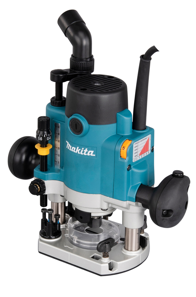 Défonceuse MAKITA RP1111CJ - 1100W - Pince 8mm - Profondeur de 0 à 57mm