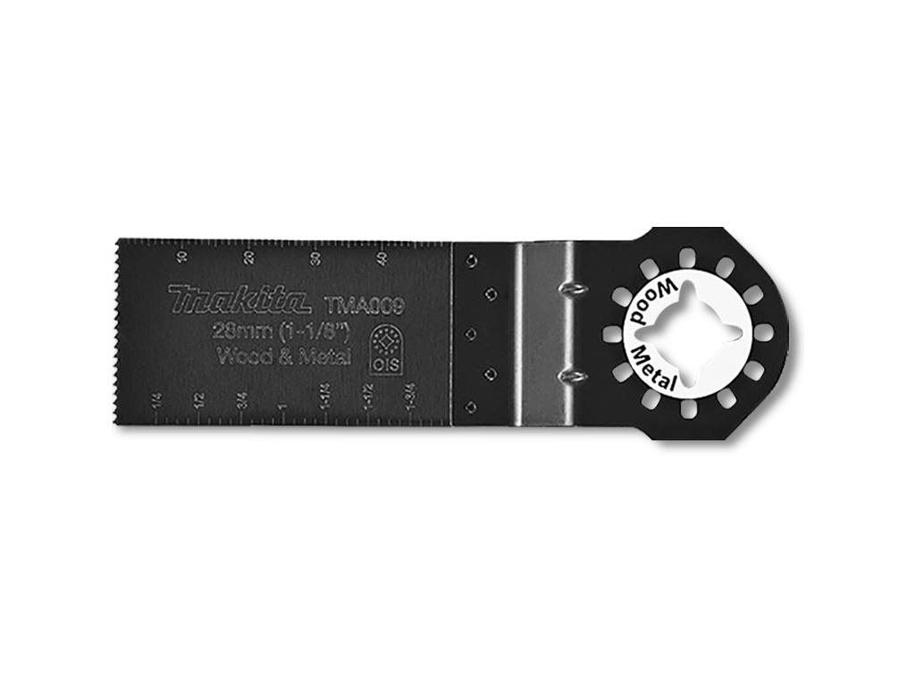 Lame plongeante droite 32 pour couteau oscillant 32X50Mm pour métal-bois