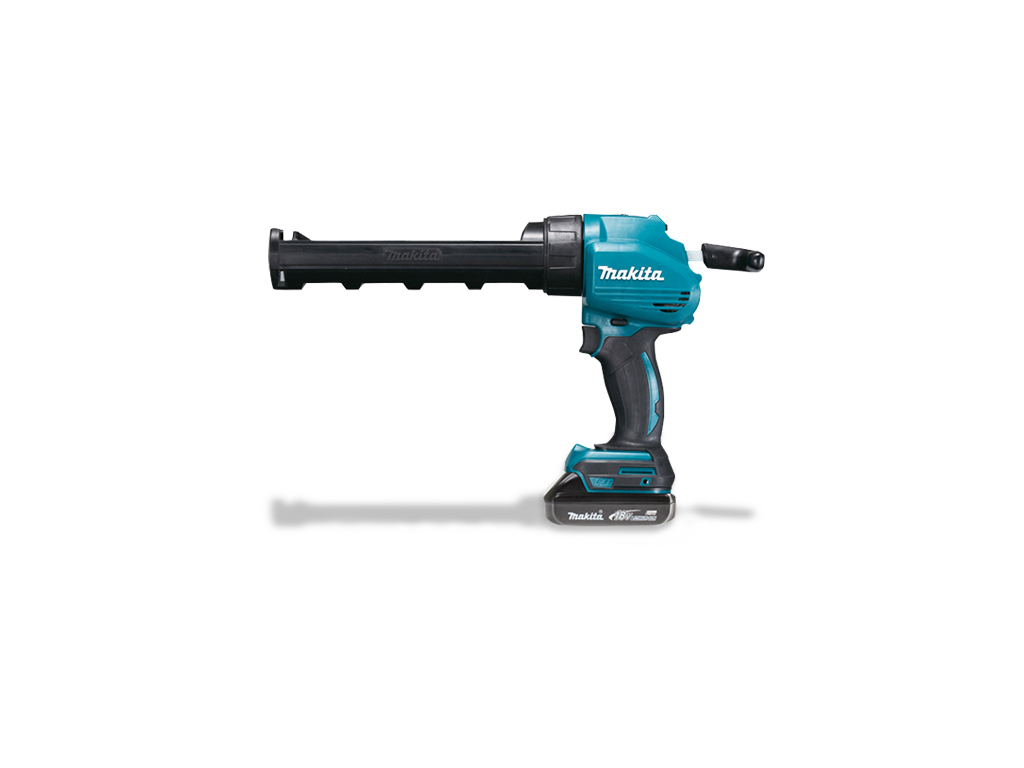 Pistolet à mastic Makita sur batterie - 5000N - Avec 1 batterie + 1 chargeur